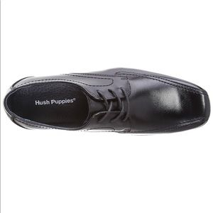 Hush puppies men’s Oxford (Black leather)